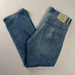 Polo Ralph Lauren 867 Classic Men's 33x30  Washed Denim Straight Jeans